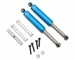 Hot Racing 78mm Temper Internal Spring Air Shock (Blue) (2)