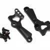 Hot Racing Axial SCX10 Jeep 5" LED Light Bar Brackets (Black)