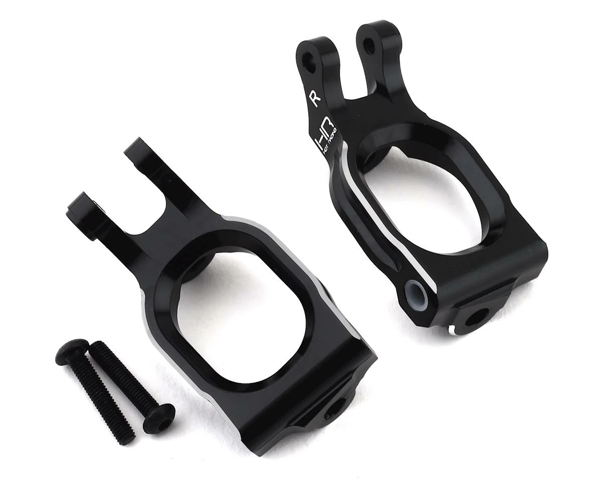 Hot Racing Losi Rock Rey Aluminum Front C Hubs (Black) 1 Hot Racing Losi Rock Rey Aluminum Front C Hubs (Black)