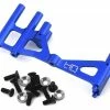 Hot Racing Losi Baja Rey/Rock Rey Aluminum Steering Servo Mount (Blue)