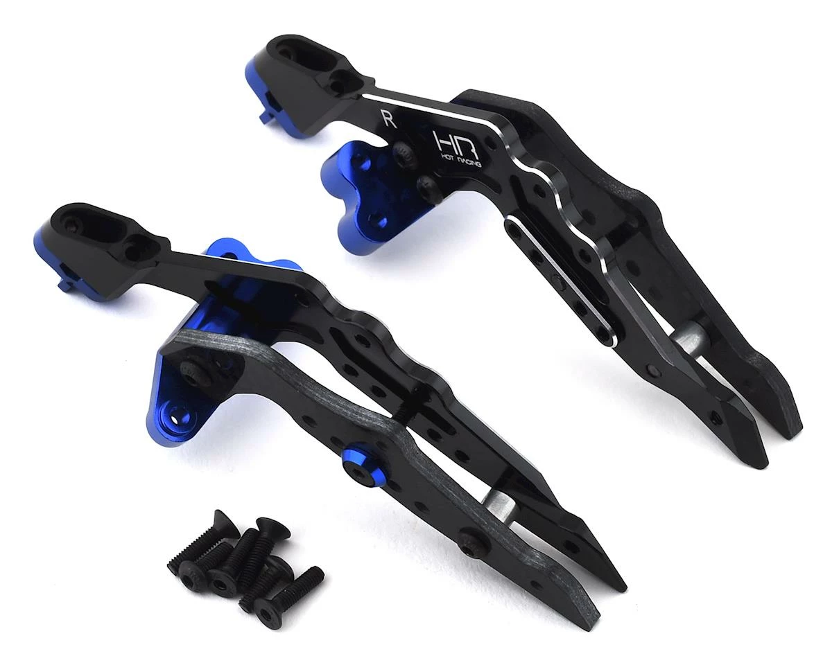 Hot Racing Losi Baja Rey/Rock Rey Aluminum Rear Shock Tower Set (Black) 1 Hot Racing Losi Baja Rey/Rock Rey Aluminum Rear Shock Tower Set (Black)