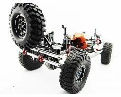 Hot Racing Aluminum Rear Bumper Tires Carrier SCX Jeep