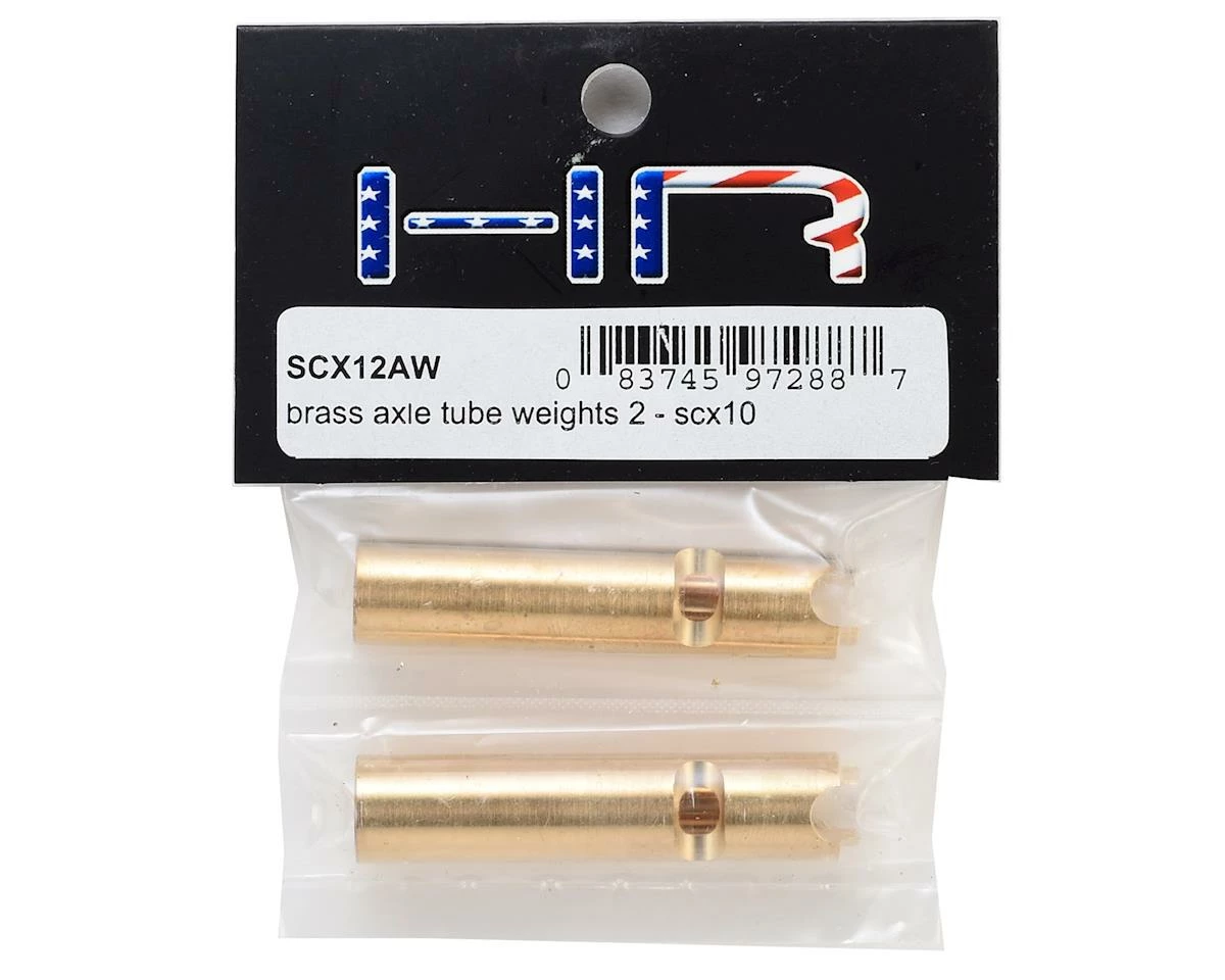 Hot Racing Axial SCX10 Brass Axle Tube Weights (2) 2 Hot Racing Axial SCX10 Brass Axle Tube Weights (2) - Image 2