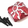 Hot Racing Axial SCX10 II Aluminum AR44 Axle Spider Diff Cover (Red)