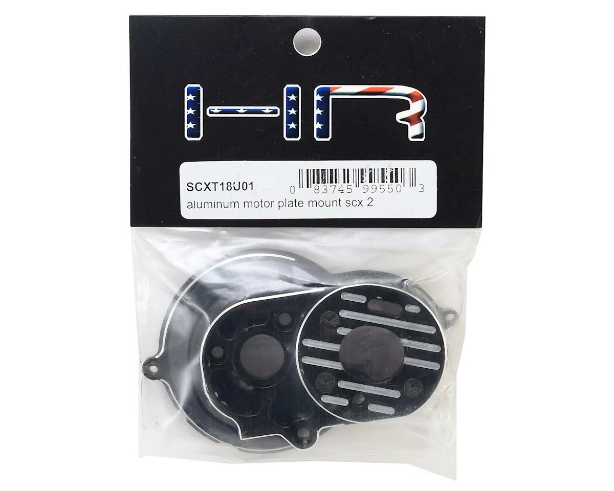 Hot Racing Axial SCX10 II Aluminum Motor Plate Mount (Black) 2 Hot Racing Axial SCX10 II Aluminum Motor Plate Mount (Black) - Image 2