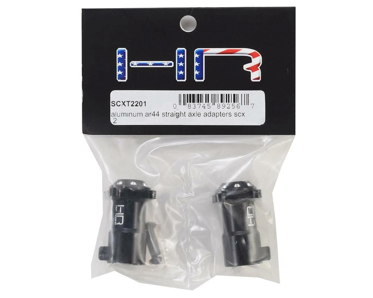 Hot Racing Axial SCX10 II Aluminum AR44 Straight Axle Adapters (Black) 2 Hot Racing Axial SCX10 II Aluminum AR44 Straight Axle Adapters (Black) - Image 2