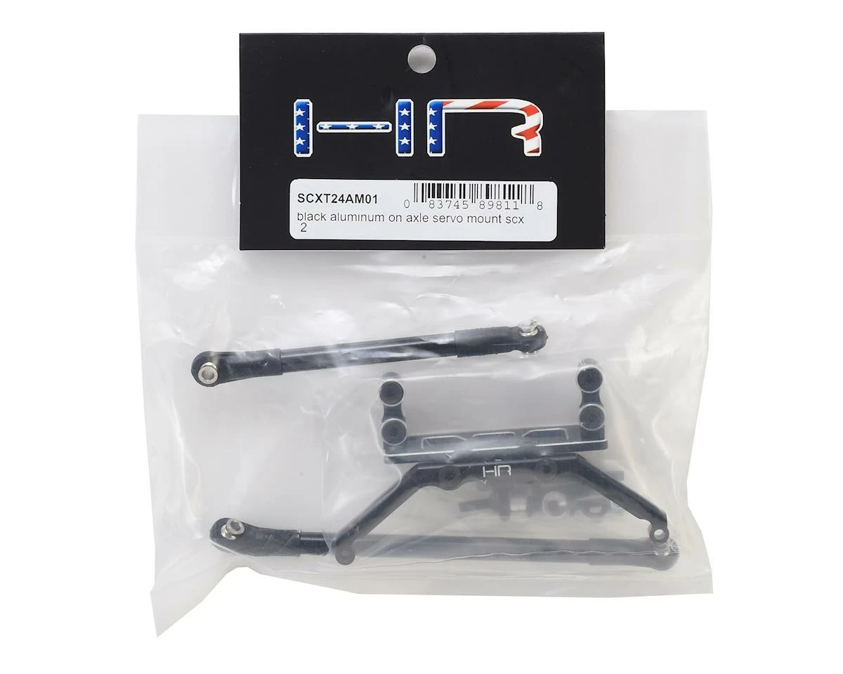Hot Racing Axial SCX10 II AR44 Aluminum Servo On Axle SOA Mount (Black) 2 Hot Racing Axial SCX10 II AR44 Aluminum Servo On Axle SOA Mount (Black) - Image 2