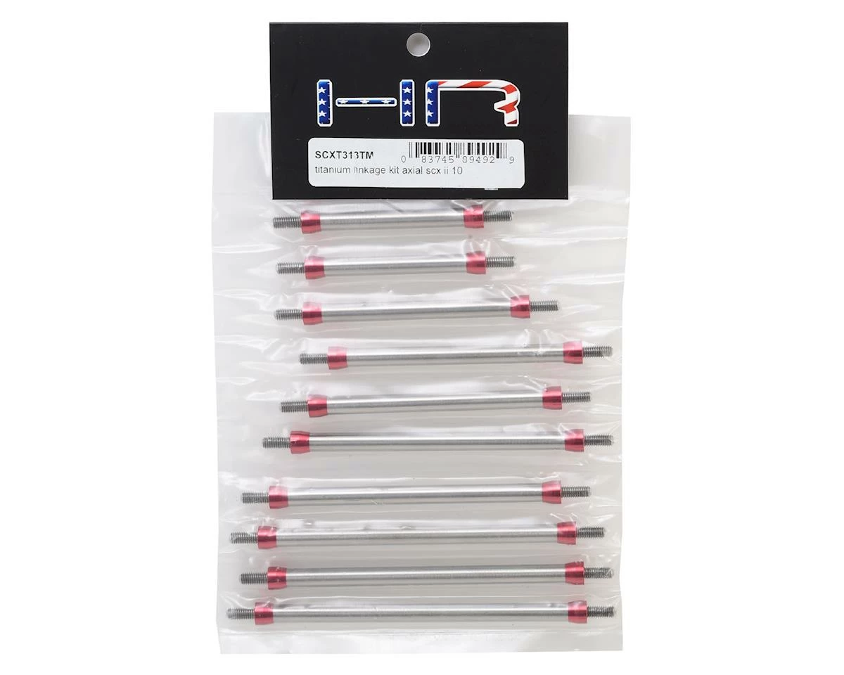Hot Racing Axial SCX10 II Titanium Linkage Kit (10) 2 Hot Racing Axial SCX10 II Titanium Linkage Kit (10) - Image 2