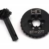 Hot Racing SCX10 II AR44 HD Steel Overdrive 6-Bolt Bevel Gear Set (27T/8T)