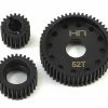 Hot Racing Axial 3-Gear Hardened Steel Transmission Gear Set