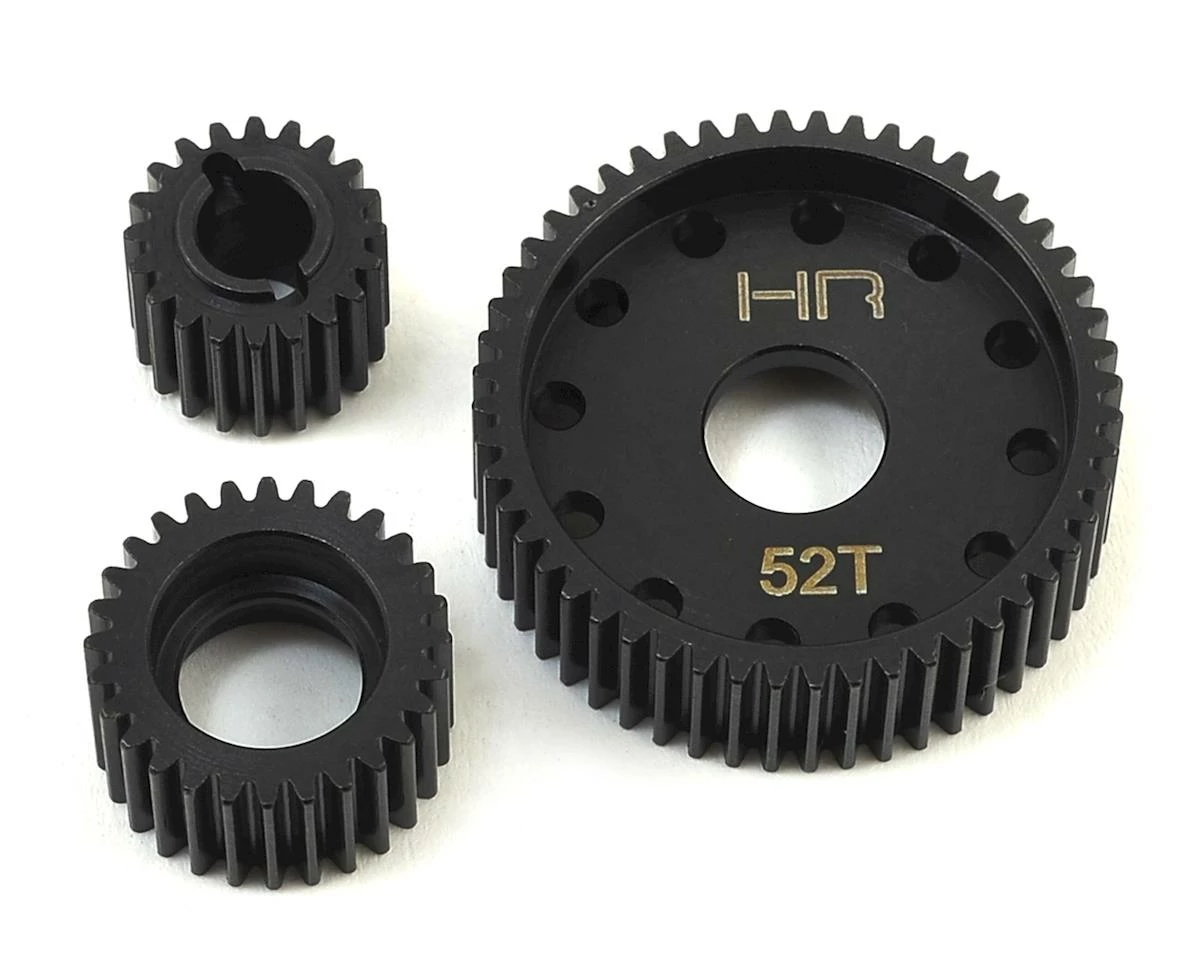 Hot Racing Axial 3-Gear Hardened Steel Transmission Gear Set 1 Hot Racing Axial 3-Gear Hardened Steel Transmission Gear Set