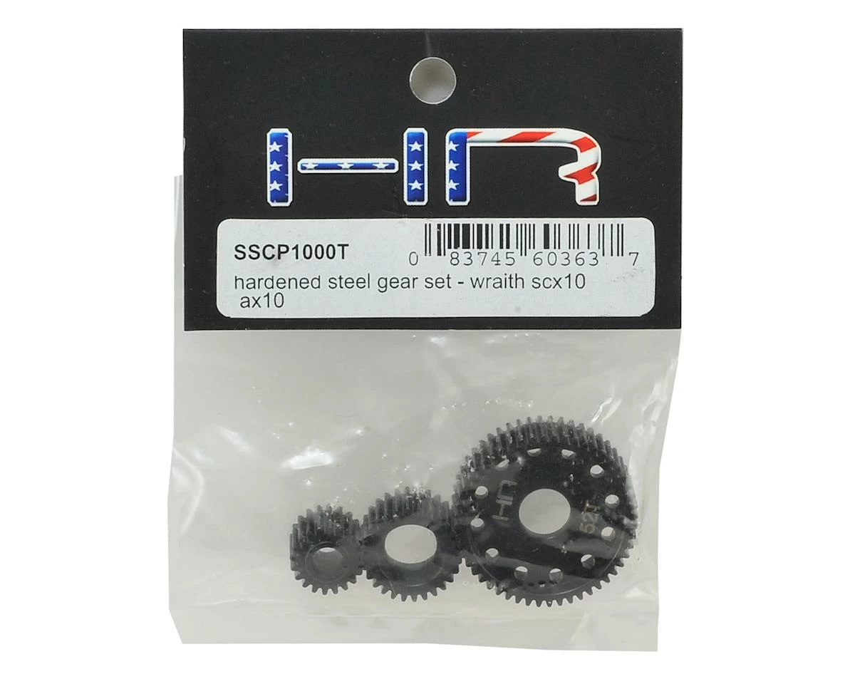 Hot Racing Axial 3-Gear Hardened Steel Transmission Gear Set 2 Hot Racing Axial 3-Gear Hardened Steel Transmission Gear Set - Image 2