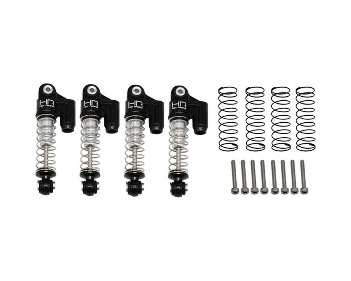 Hot Racing Axial SCX24 Reservoir Friction Damper Shocks (4) 1 Hot Racing Axial SCX24 Reservoir Friction Damper Shocks (4)