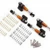 Hot Racing Axial SCX24 Aluminum Threaded Oil Emulsion Shocks (4)