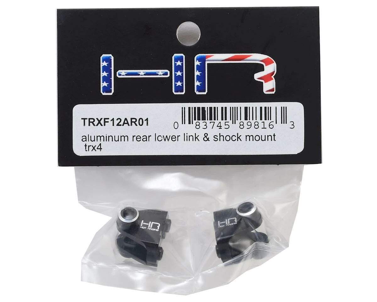 Hot Racing Traxxas TRX-4 Aluminum Rear Lower Link & Shock Mount Set (Black) (2) 2 Hot Racing Traxxas TRX-4 Aluminum Rear Lower Link & Shock Mount Set (Black) (2) - Image 2