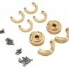 Hot Racing Traxxas TRX-4 Ultimate Brass Weight Knuckle Portal Cover Set