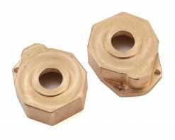 Hot Racing Traxxas TRX-4 Brass Heavy Metal Knuckle Portal Cover (2)