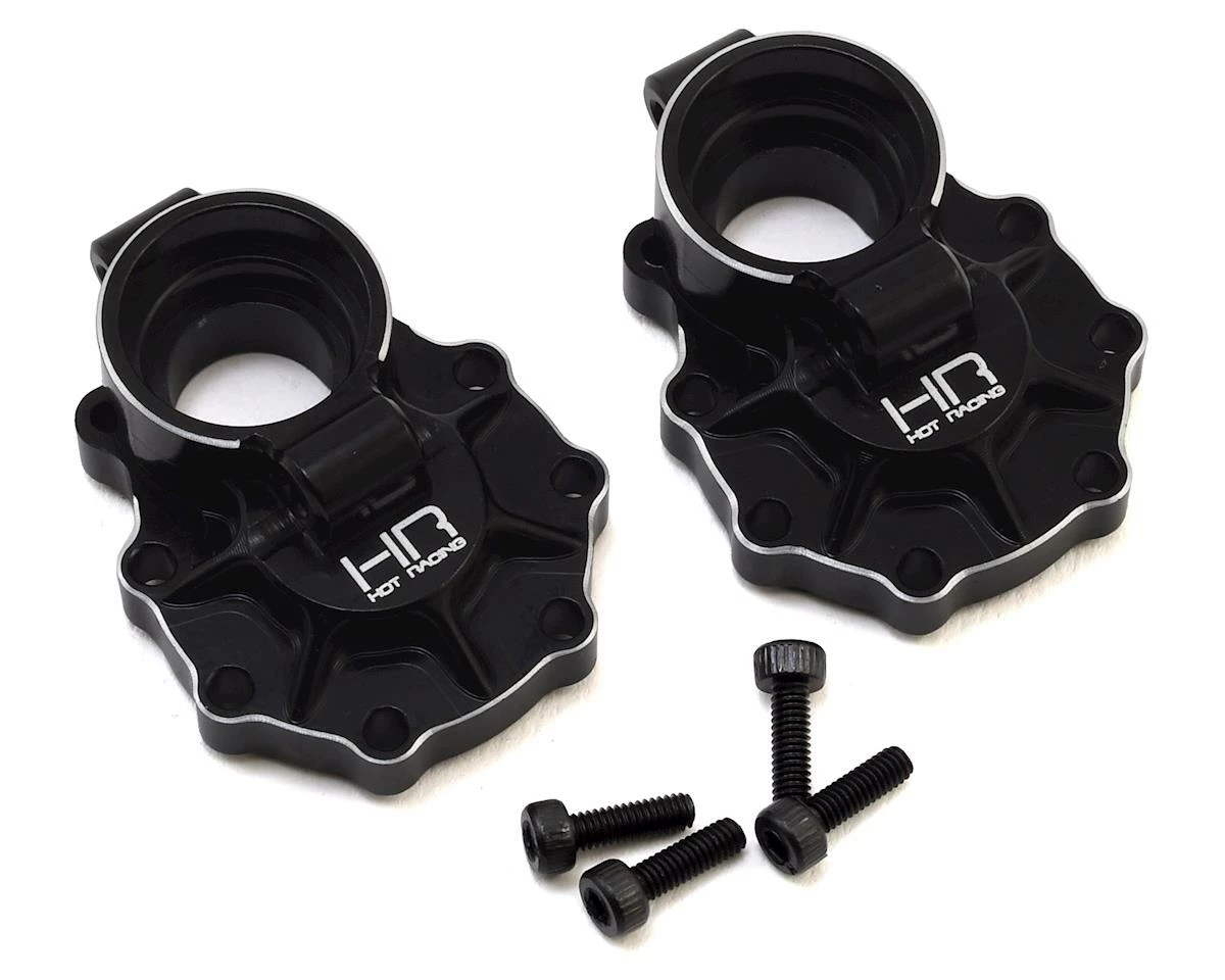 Hot Racing Traxxas TRX-4 Aluminum Rear Inner Portal Drive Housing (2) (Black) 1 Hot Racing Traxxas TRX-4 Aluminum Rear Inner Portal Drive Housing (2) (Black)