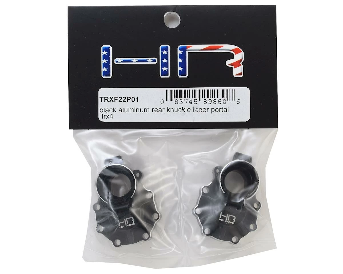 Hot Racing Traxxas TRX-4 Aluminum Rear Inner Portal Drive Housing (2) (Black) 2 Hot Racing Traxxas TRX-4 Aluminum Rear Inner Portal Drive Housing (2) (Black) - Image 2