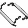Hot Racing Traxxas TRX-4 Aluminum Diamond Rock Rail Side Step (Black) (2)