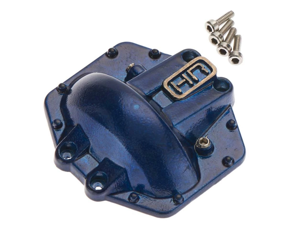 Hot Racing Metal Low Profile AR60 Diff Cover Blue Yeti/W 1 Hot Racing Metal Low Profile AR60 Diff Cover Blue Yeti/W