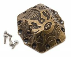 Hot Racing Spider AR60 Axle Diff Cover Antique Gold Wrai