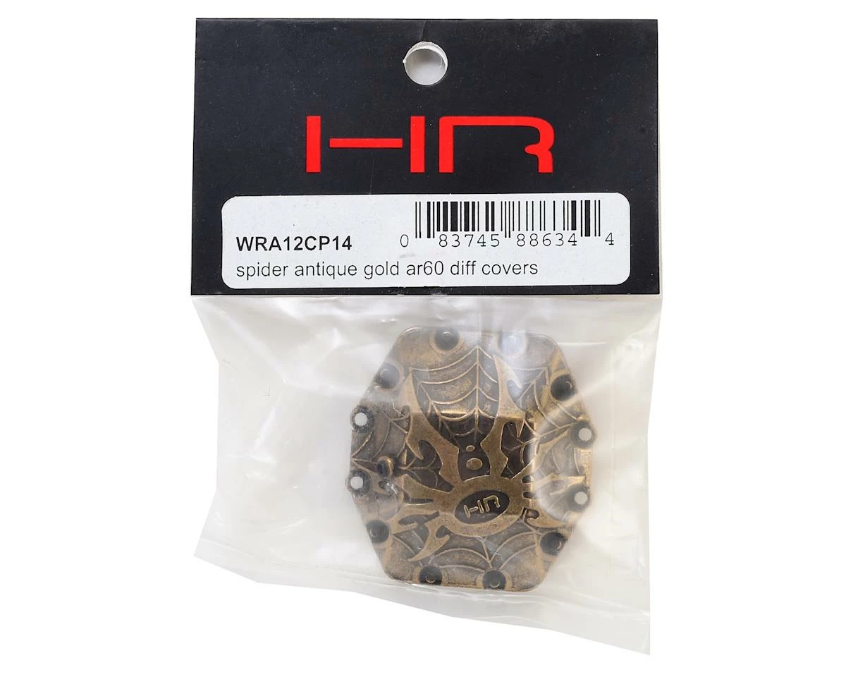 Hot Racing Spider AR60 Axle Diff Cover Antique Gold Wrai 2 Hot Racing Spider AR60 Axle Diff Cover Antique Gold Wrai - Image 2