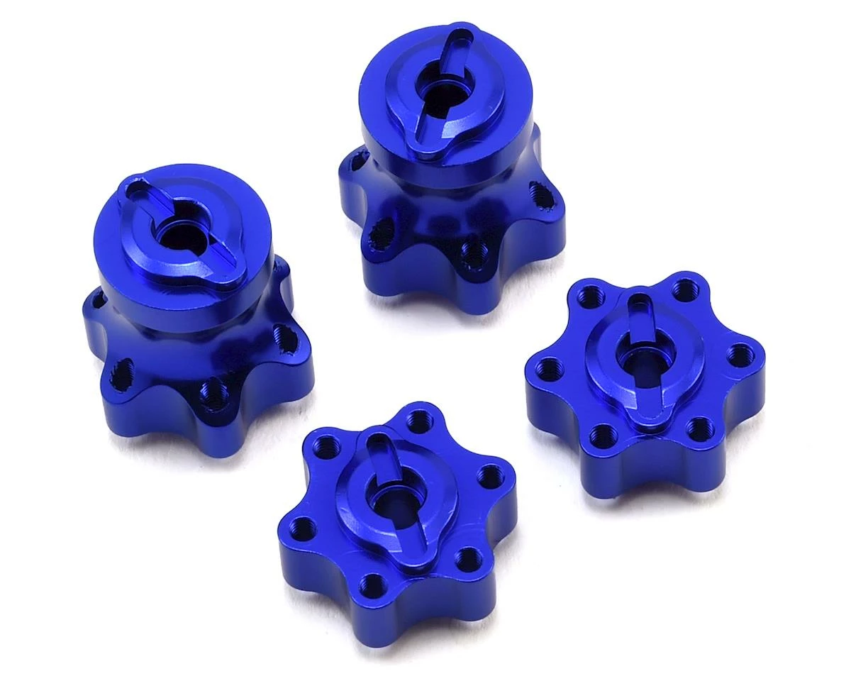 Hot Racing Axial Yeti Aluminum One-Piece Wheel Hub Set (Blue) (4) 1 Hot Racing Axial Yeti Aluminum One-Piece Wheel Hub Set (Blue) (4)