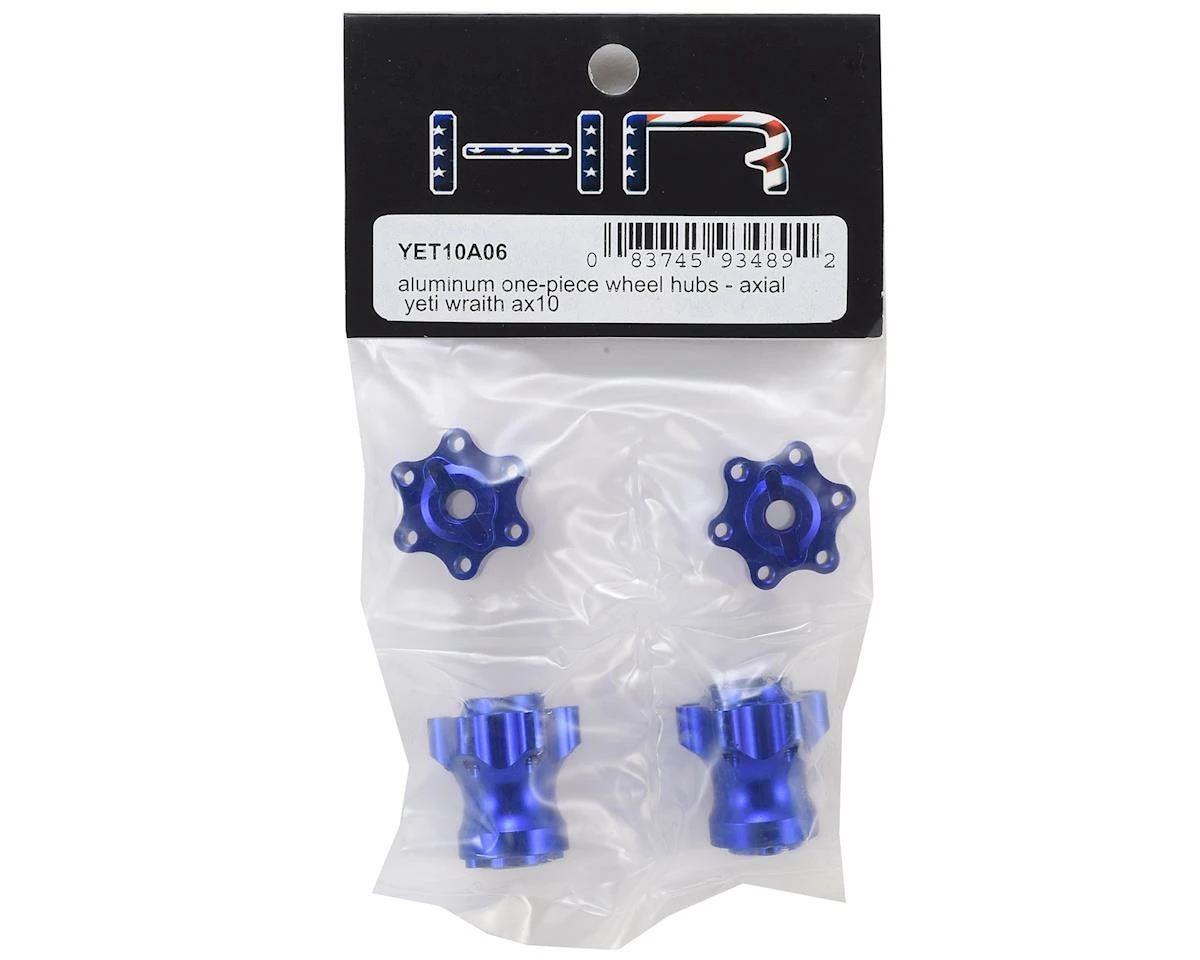 Hot Racing Axial Yeti Aluminum One-Piece Wheel Hub Set (Blue) (4) 2 Hot Racing Axial Yeti Aluminum One-Piece Wheel Hub Set (Blue) (4) - Image 2