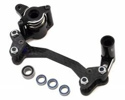 Hot Racing Axial Yeti Aluminum & Graphite Steering Bellcrank Set (Black)
