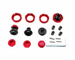 Hot Racing 17mm Hub 3.8 Raceline Hub W Serrated Nuts Yeti