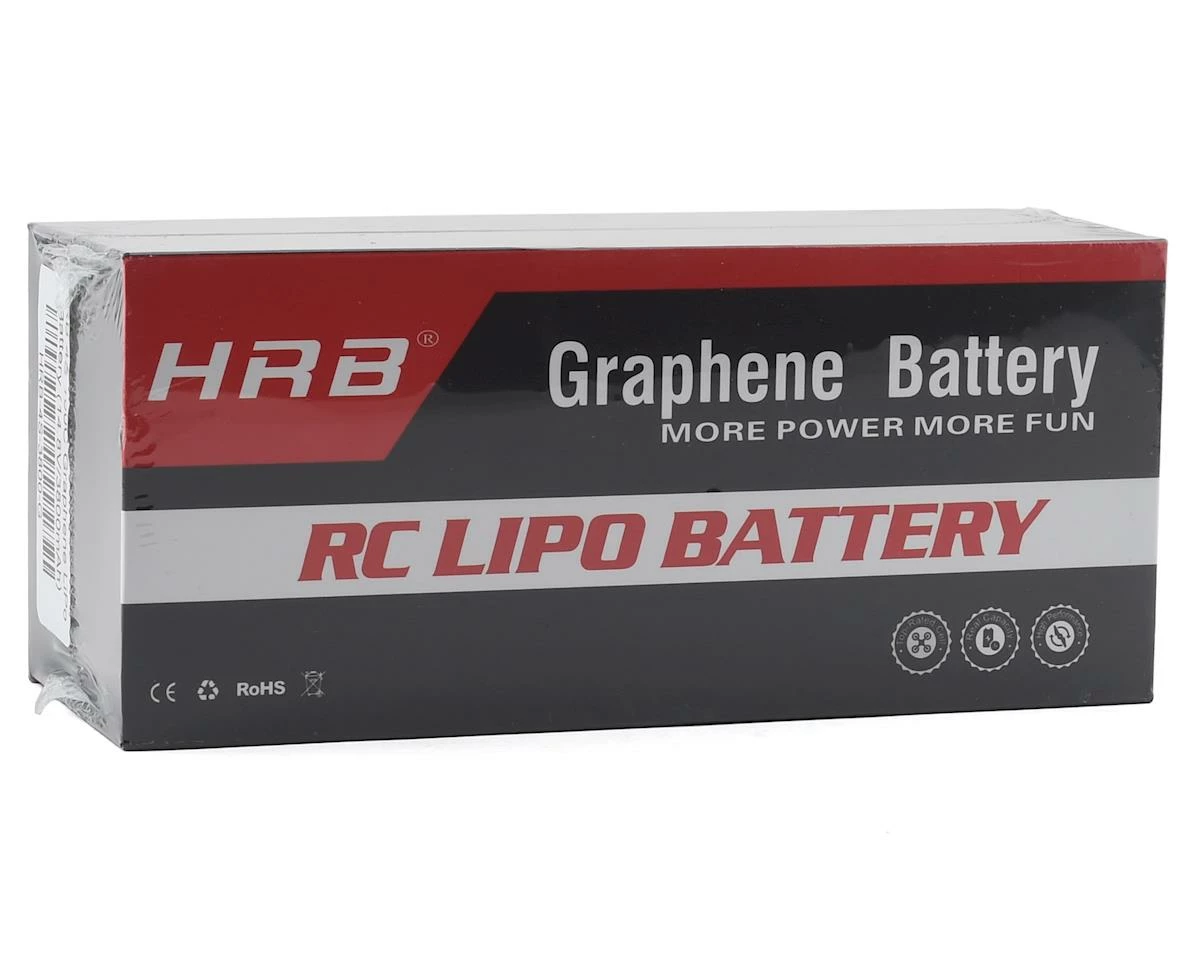 HRB 2S 100C Graphene LiPo Battery (7.4V/3800mAh) w/EC-3 Connector 2 HRB 2S 100C Graphene LiPo Battery (7.4V/3800mAh) w/EC-3 Connector - Image 2
