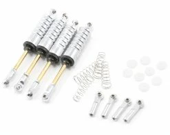 Team Integy MSR10 Shock Set (Silver) (4)