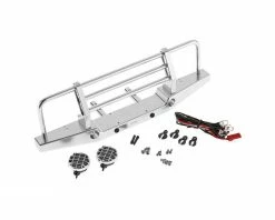 Team Integy Metal Fr Bumper w/LED AXI SCX-10 43mm Mnt
