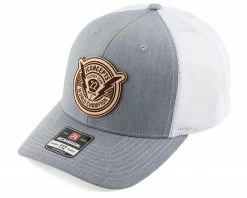 JConcepts Forward Pursuit 2022 Snapback Round Bill Hat (Grey/White) (One Size Fits Most)