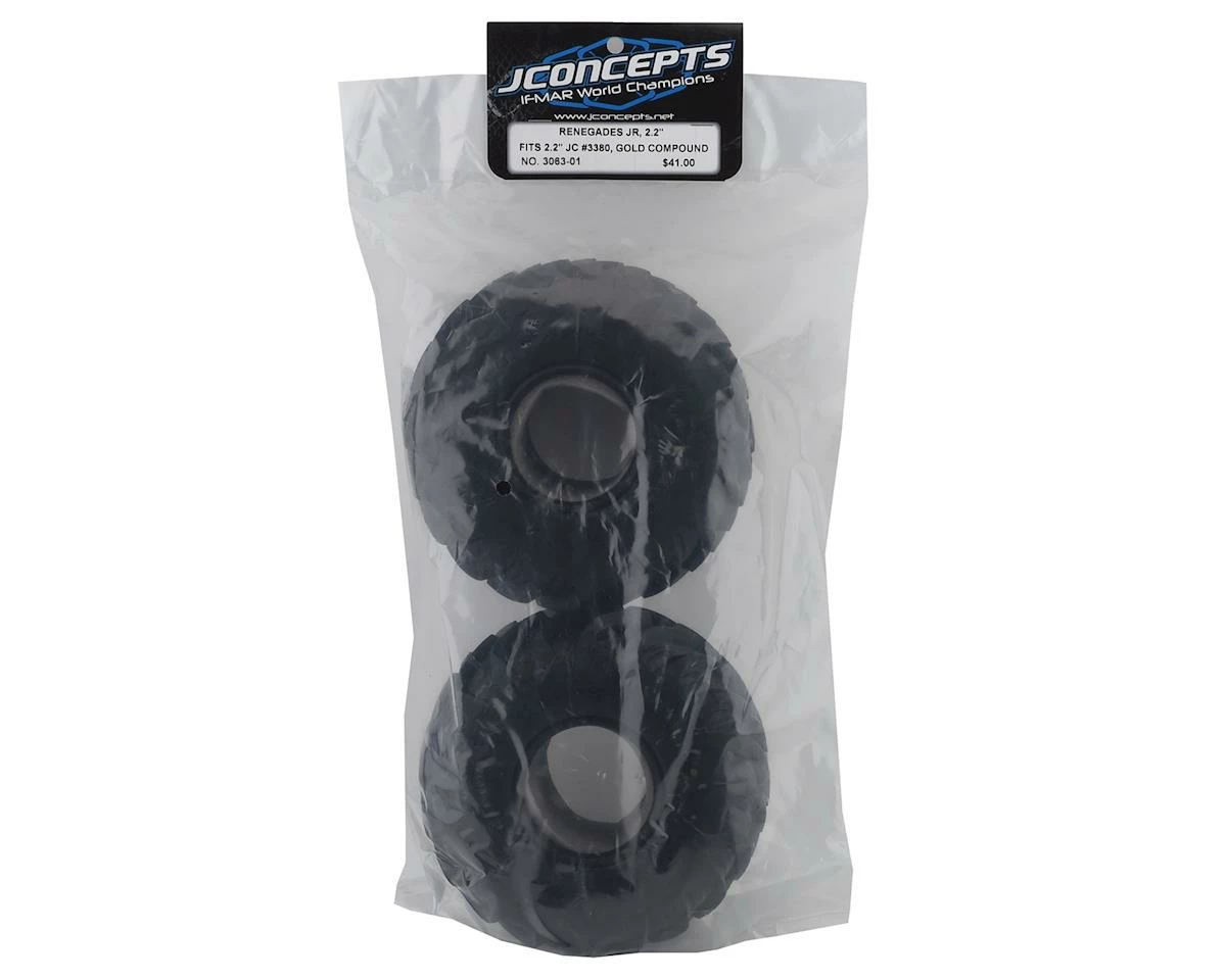 JConcepts Renegades Jr 2.2" Monster Truck Tire (2) (Blue) 2 JConcepts Renegades Jr 2.2" Monster Truck Tire (2) (Blue) - Image 2