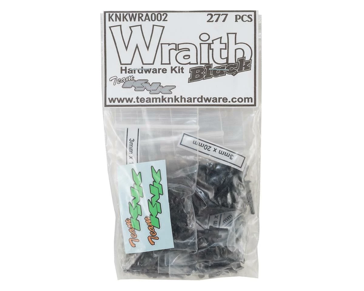 Team KNK Axial Wraith Black Oxide Hardware Kit (277) 1 Team KNK Axial Wraith Black Oxide Hardware Kit (277)