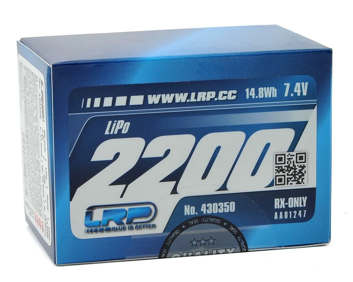 LRP VTEC 2S LiPo Hump Receiver Battery Pack (7.4V/2200mAh) 2 LRP VTEC 2S LiPo Hump Receiver Battery Pack (7.4V/2200mAh) - Image 2