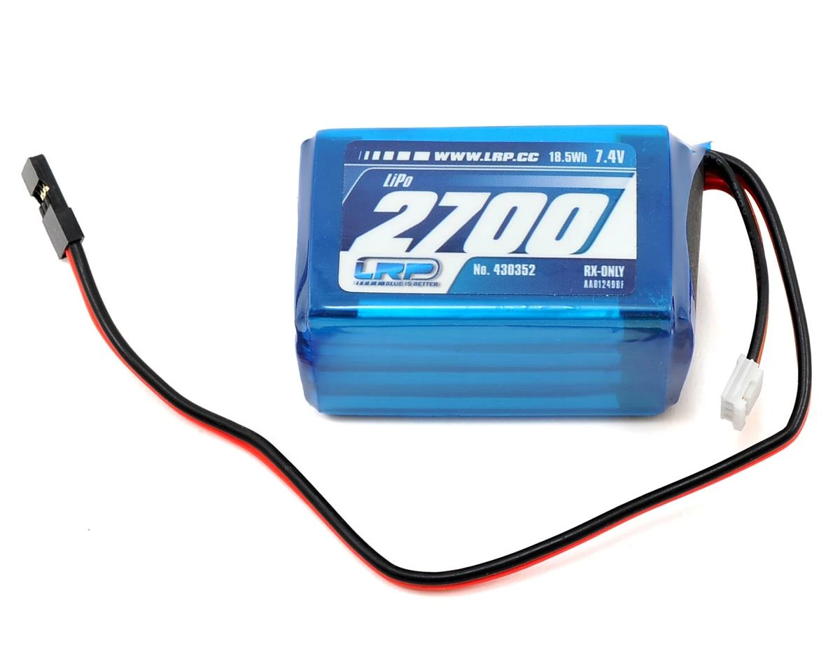 LRP VTEC 2S LiPo Hump Receiver Battery Pack (7.4V/2700mAh) 1 LRP VTEC 2S LiPo Hump Receiver Battery Pack (7.4V/2700mAh)