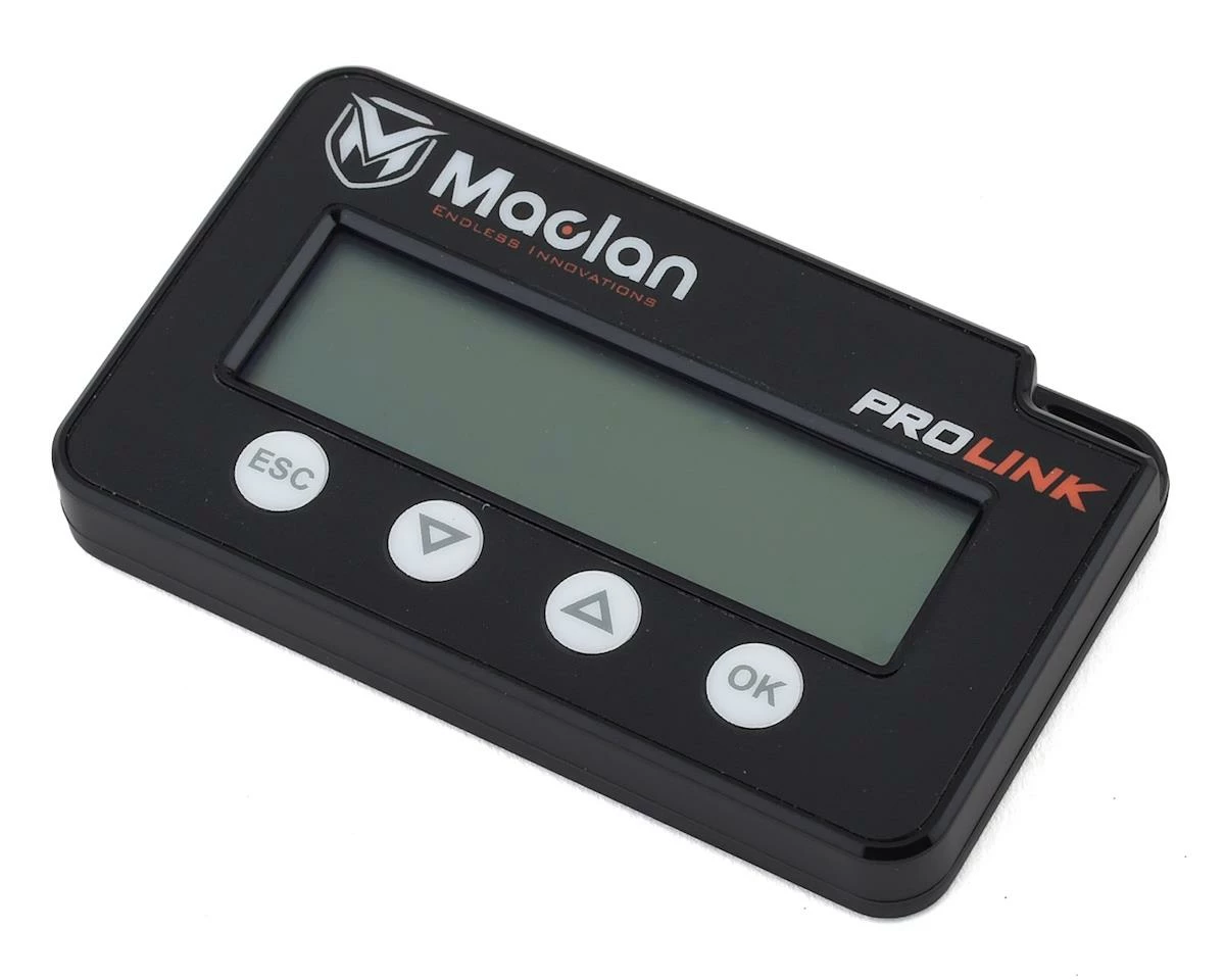 Maclan Prolink ESC Programing Card 1 Maclan Prolink ESC Programing Card