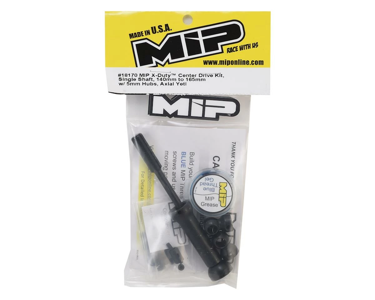 MIP Axial Yeti X-Duty Rear Center Drive Single Shaft Kit 2 MIP Axial Yeti X-Duty Rear Center Drive Single Shaft Kit - Image 2