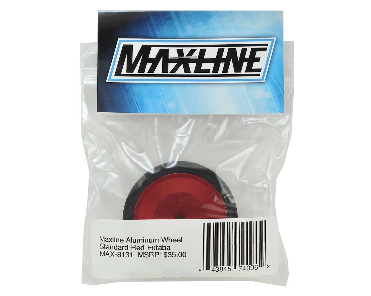 Maxline R/C Products Futaba Standard Width Wheel (Red) 3 Maxline R/C Products Futaba Standard Width Wheel (Red) - Image 3