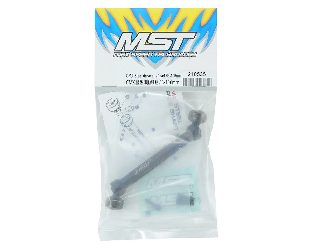 MST CMX Steel Drive Shaft Set (83-106mm) 2 MST CMX Steel Drive Shaft Set (83-106mm) - Image 2