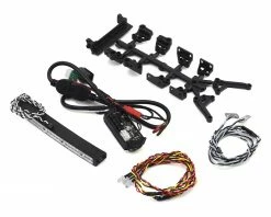 MyTrickRC Axial 2017 Wrangler Light Kit w/DG-1 Controller, 5" Light Bar, Head Lights & 4 LEDs