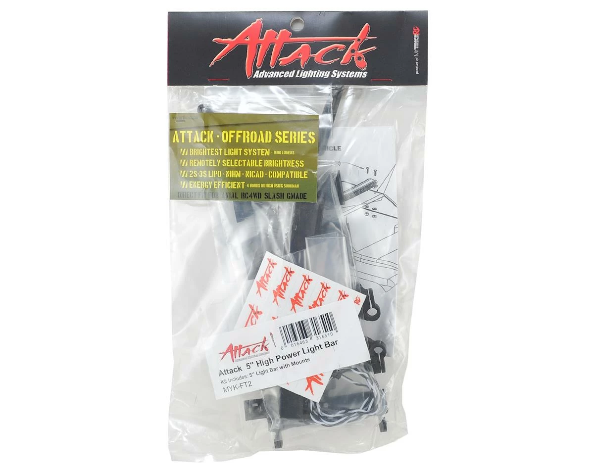 MyTrickRC 5" High Power LED Light Bar w/Mounting Hardware 2 MyTrickRC 5" High Power LED Light Bar w/Mounting Hardware - Image 2