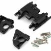 NEXX Racing Axial SCX24 CNC Aluminum Skid Plate w/Gear Box (Black)