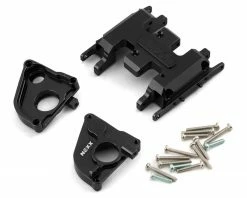 NEXX Racing Axial SCX24 CNC Aluminum Skid Plate w/Gear Box (Black)