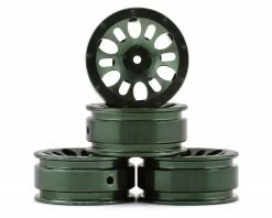 NEXX Racing SCX24 1.0" Aluminum Wheels (Type 2) (Green) (4)
