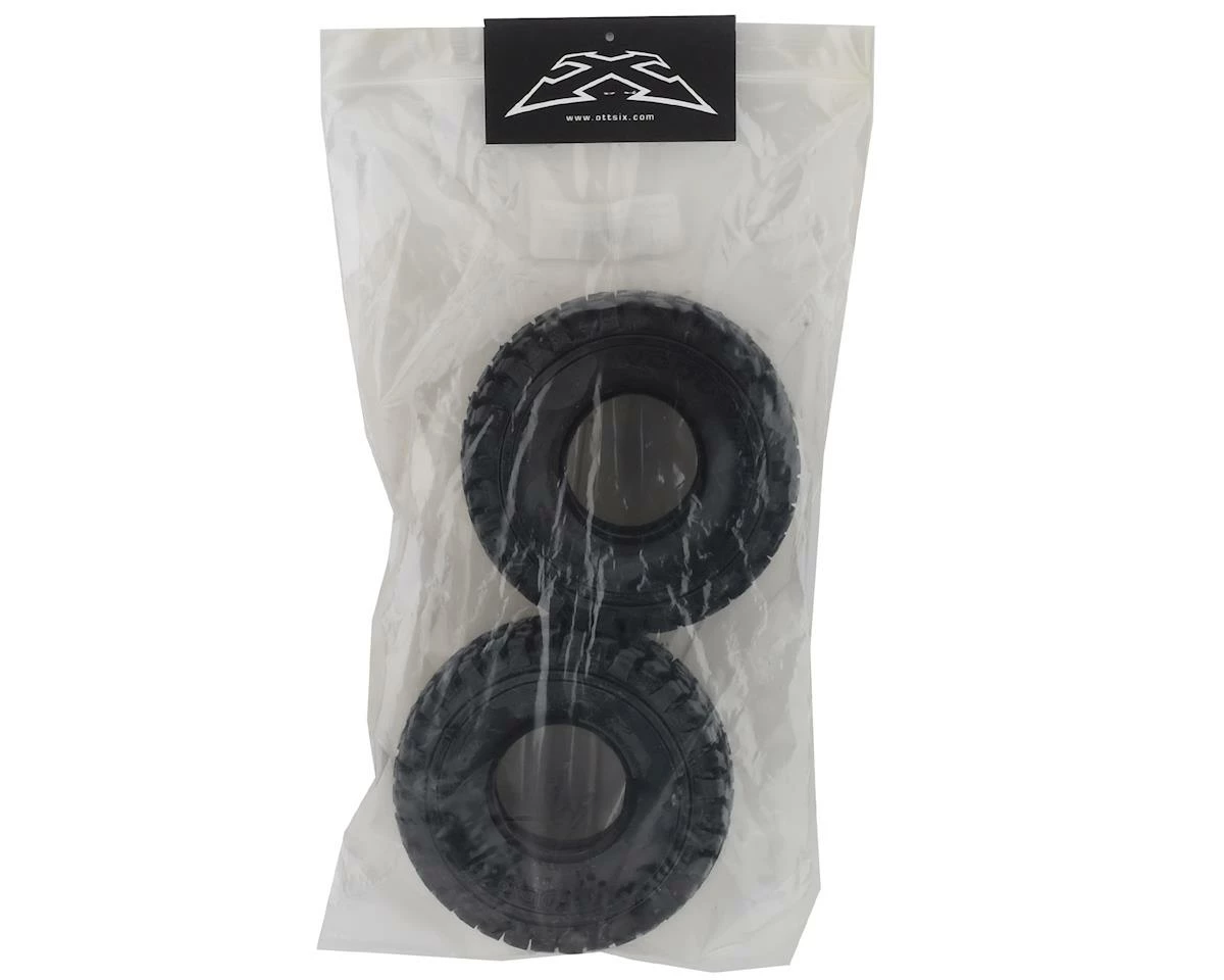 Team Ottsix Racing Voodoo U4 2.2" Crawler Tires (2) (No Foam) (Red) 2 Team Ottsix Racing Voodoo U4 2.2" Crawler Tires (2) (No Foam) (Red) - Image 2