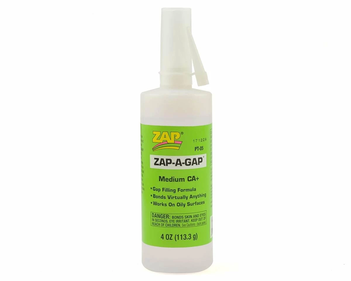 Pacer Technology Zap-A-Gap CA+ Glue (Medium) (4oz) 1 Pacer Technology Zap-A-Gap CA+ Glue (Medium) (4oz)